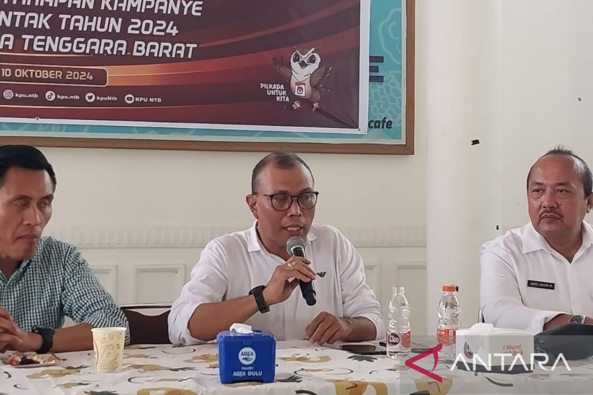 KPU NTB jadwalkan debat kandidat gubernur/wagub digelar tiga kali