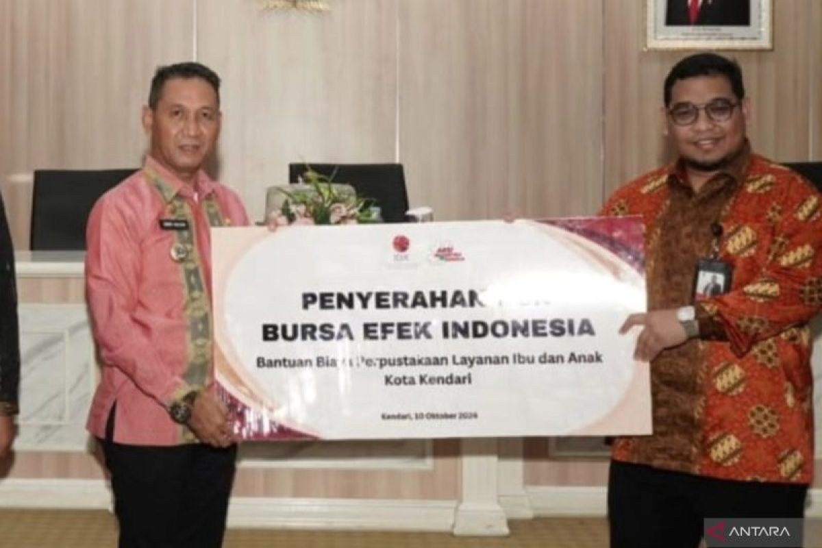 Pemkot Kendari terima dana CSR dari BEI Sultra