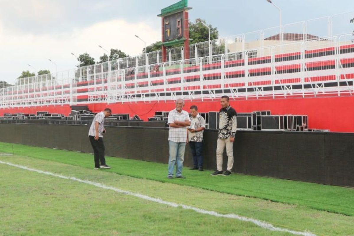 Tim verifikasi PSSI cek kesiapan Stadion Gelora Kieraha di Ternate