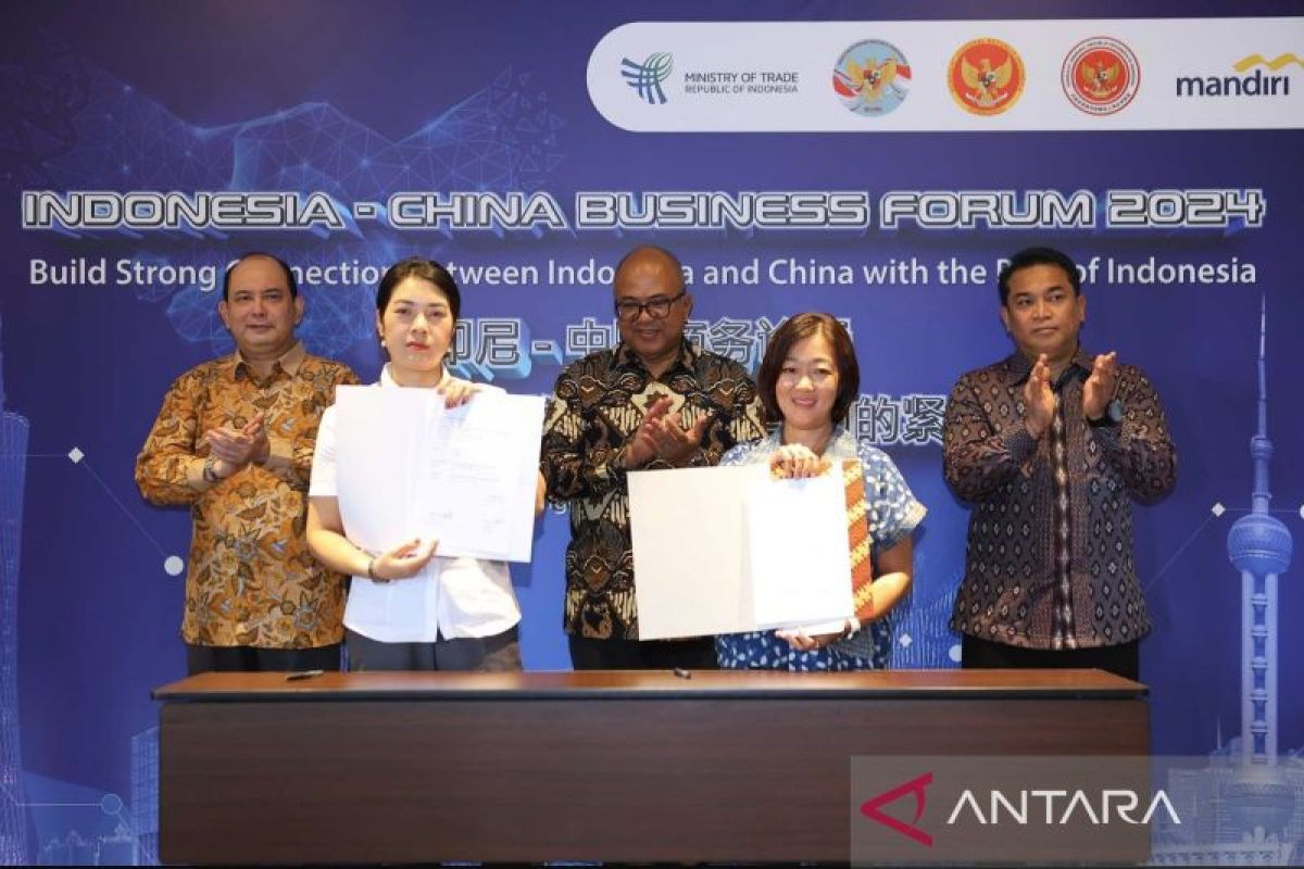 Indonesia dan China sepakat 10 kerja sama dagang senilai 53 juta dolar AS