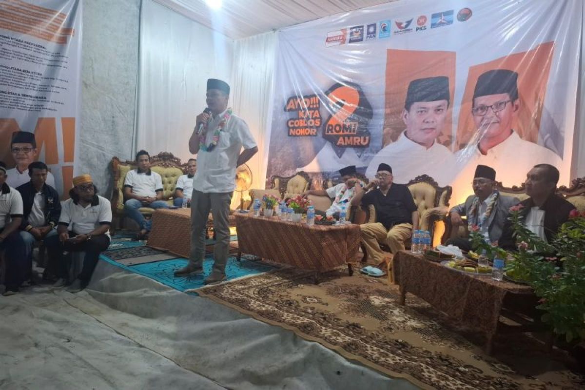 Kampanye dialogis di Sedahan Jaya, Romi-Amru disambut antusias