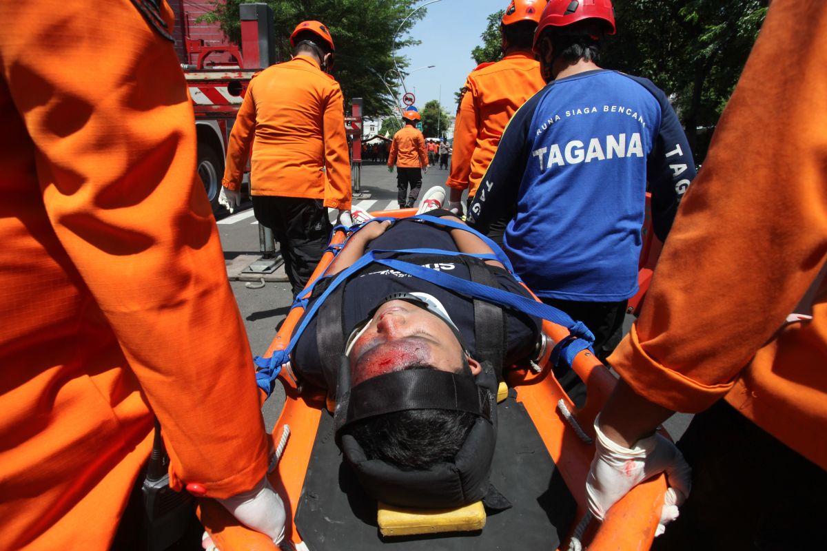 Pemkot Surabaya Jatim simulasikan penanganan darurat bencana