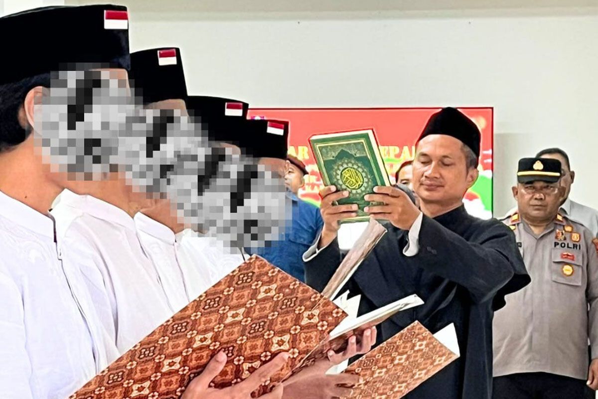Empat napiter Lapas Pasir Putih Nusakambangan ikrar setia pada  NKRI