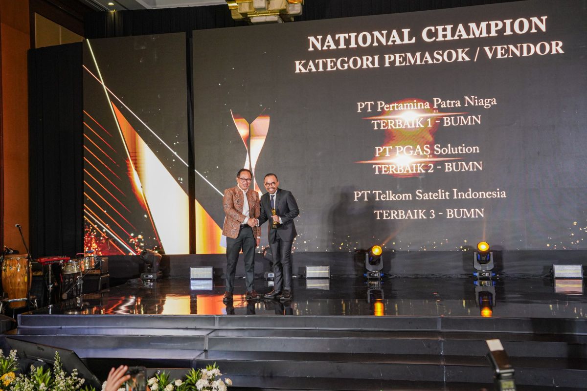 PT Pertamina Patra Niaga terima penghargaan Apresiasi Mitra BUMN Champion