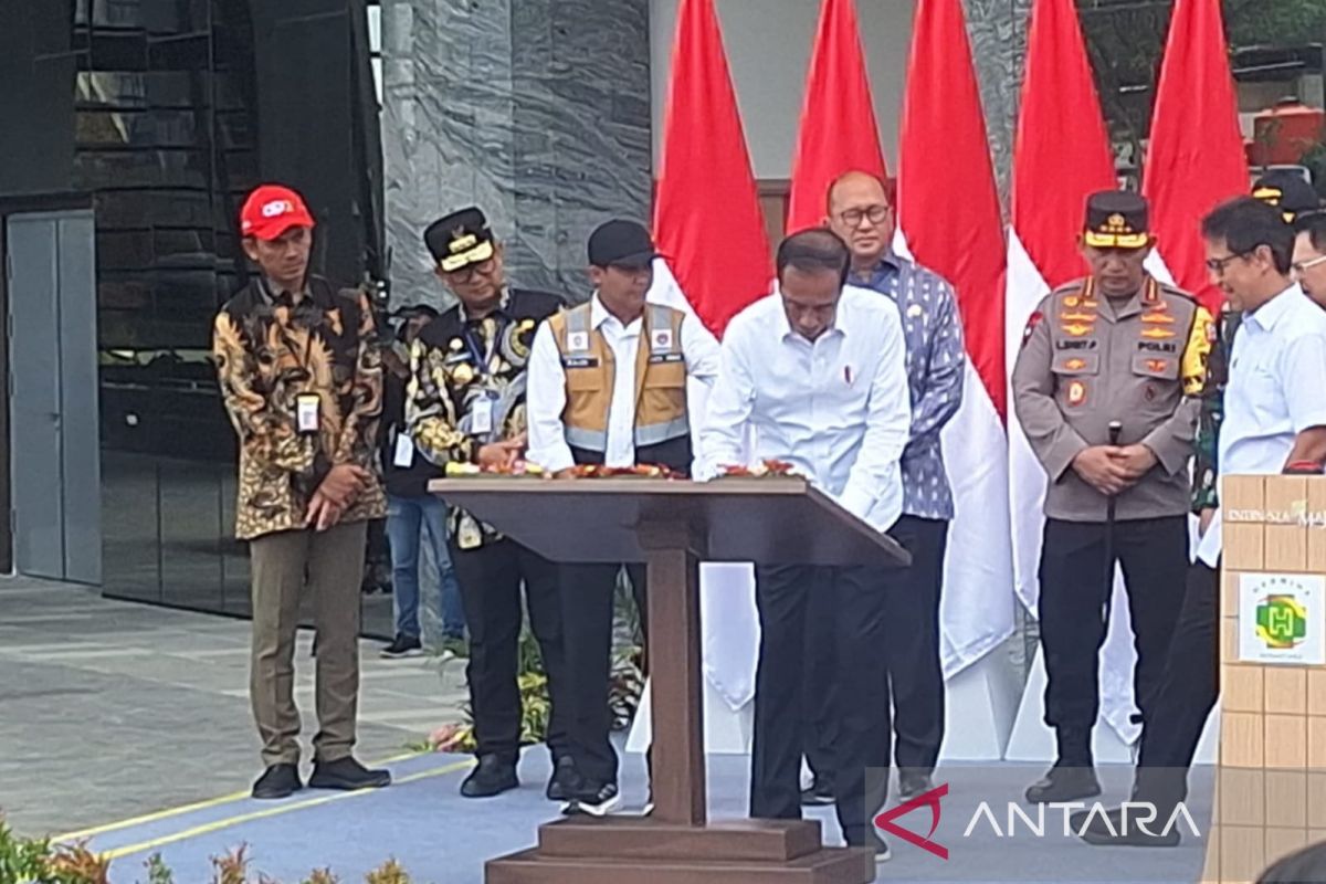 Jokowi sebut interior RS Hermina Nusantara seperti hotel bintang lima