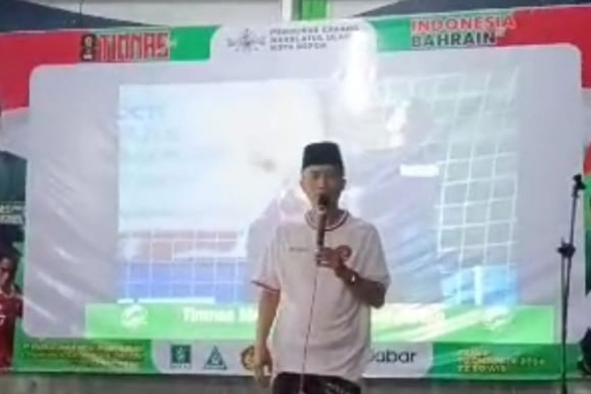 PCNU Depok nobar Indonesia-Bahrain,untuk dukung kemajuan sepakbola Indonesia