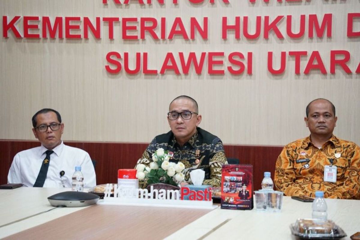 Kemenkumham Sulut adendum pelaksanaan bantuan hukum 2024