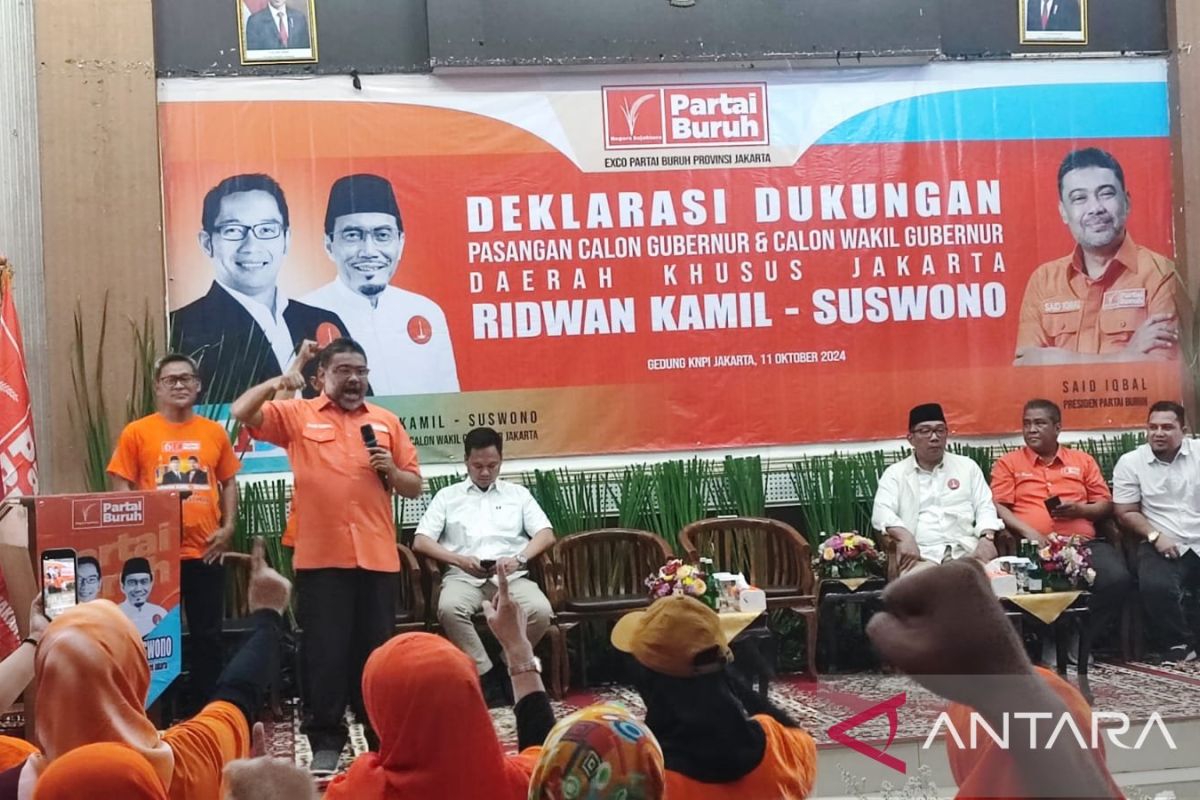 Said Iqbal klaim 87,5 persen buruh di Jakarta dukung pasangan RIDO