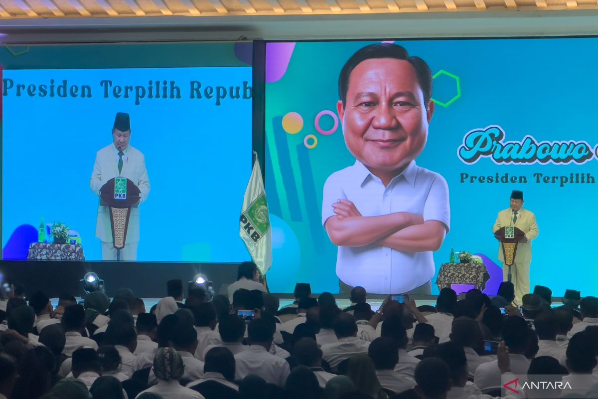 Prabowo: Walaupun pemilu dukung yang lain, tapi saya yakin PKB kembali