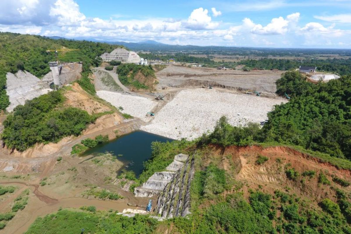 Progres pembangunan Bendungan Rukoh di Aceh capai 96 persen