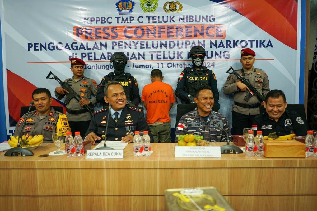 RI-Malaysia drug smuggling foiled in North Sumatra's Tanjungbalai