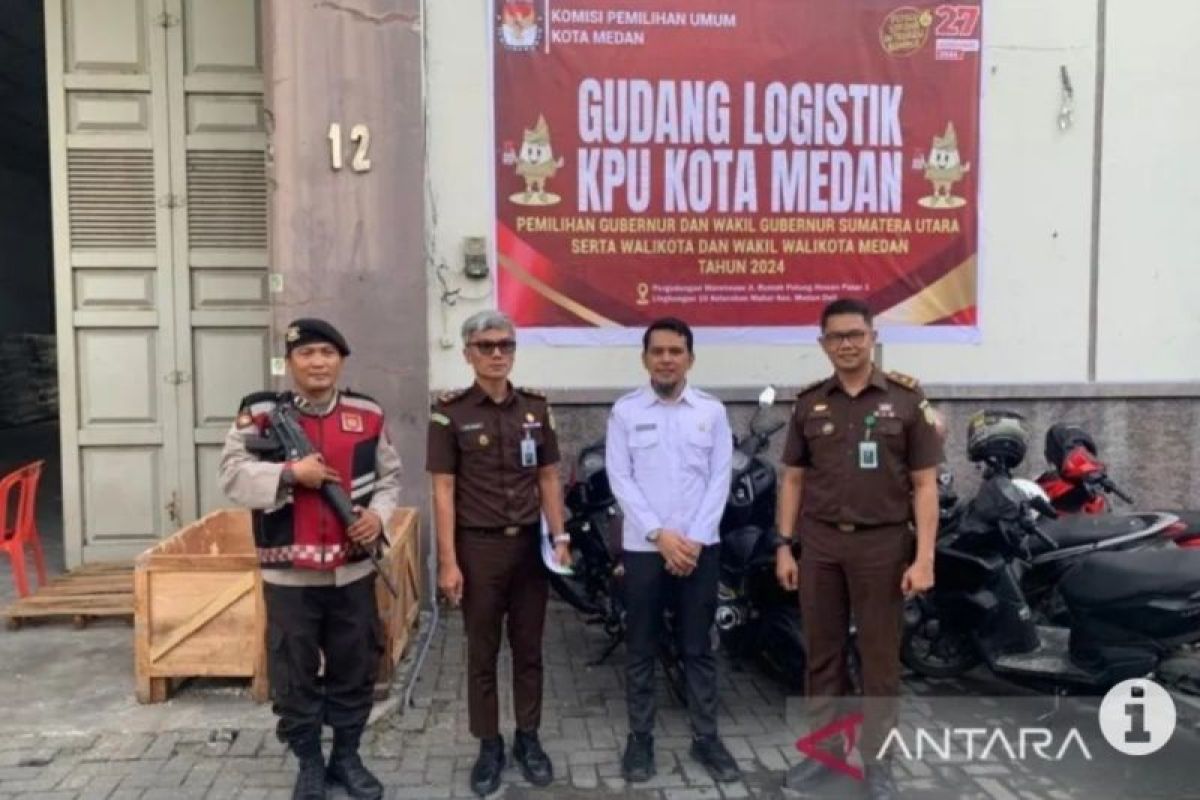 Kejati Sumut pantau tahapan dan logistik di 33 kabupaten/kota