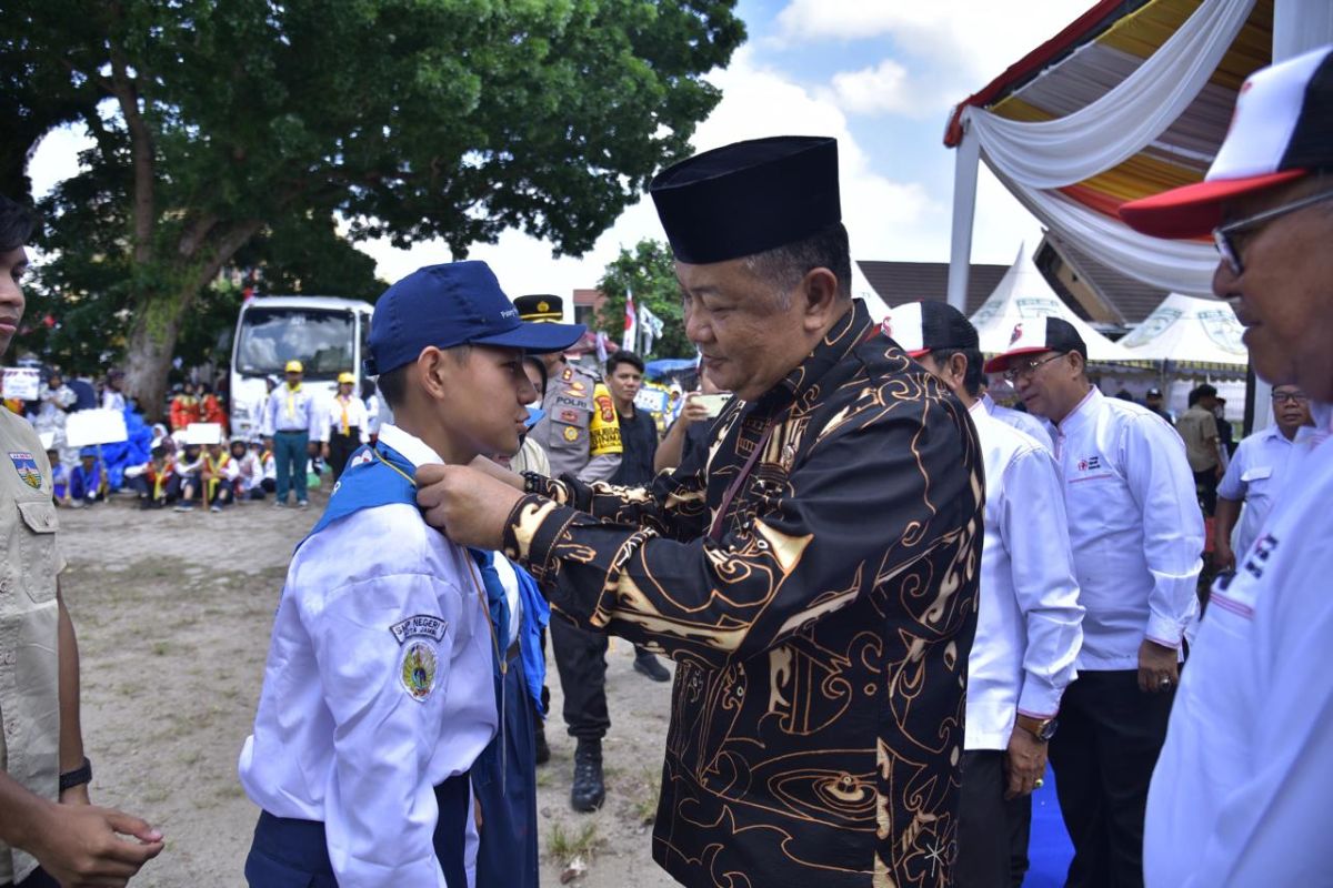 Sekda Kota Jambi buka Jumpa Bhakti Gembira PMR Kota Jambi 2024