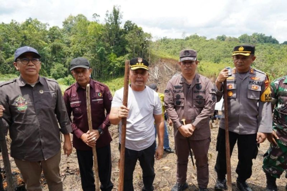 Kunjungi Mura, Gubernur Kalteng laksanakan penanaman perdana padi gogo di Laung Tuhup