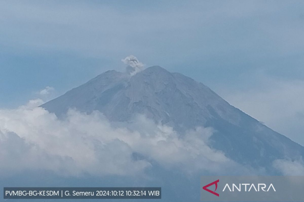 Sabtu pagi, Semeru di Jawa Timur alami tujuh kali erupsi