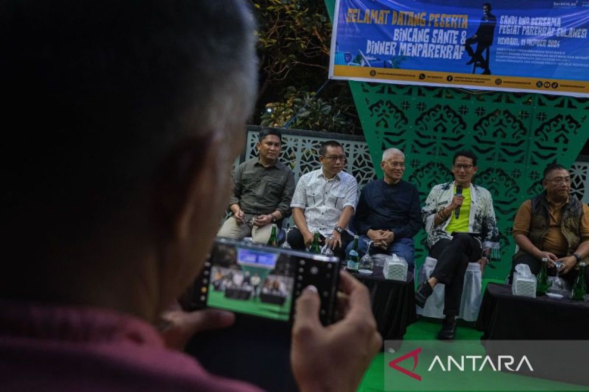 Menparekraf tampung aspirasi pegiat parekraf di Sultra