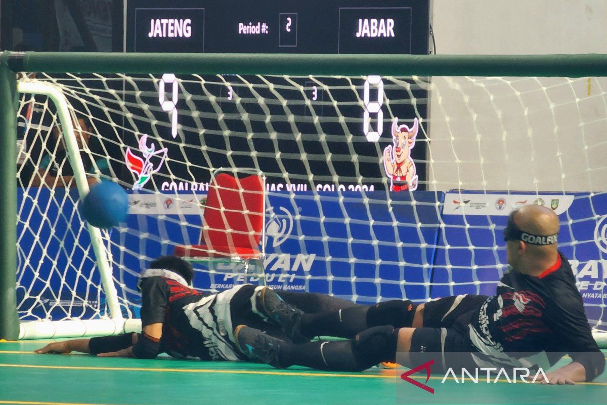 Tim putra Jateng sabet medali emas goalball