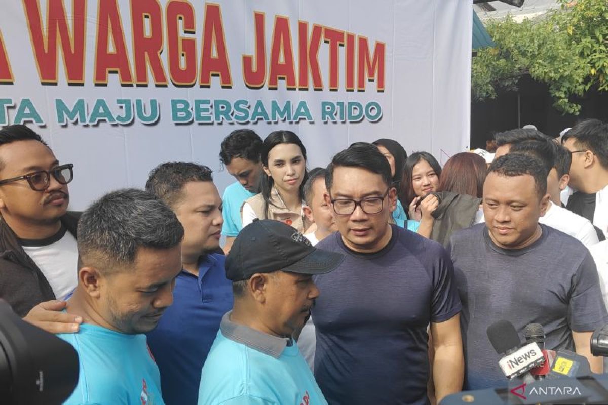 Cagub Ridwan Kamil jadikan BKT sebagai inspirasi program tanam pohon