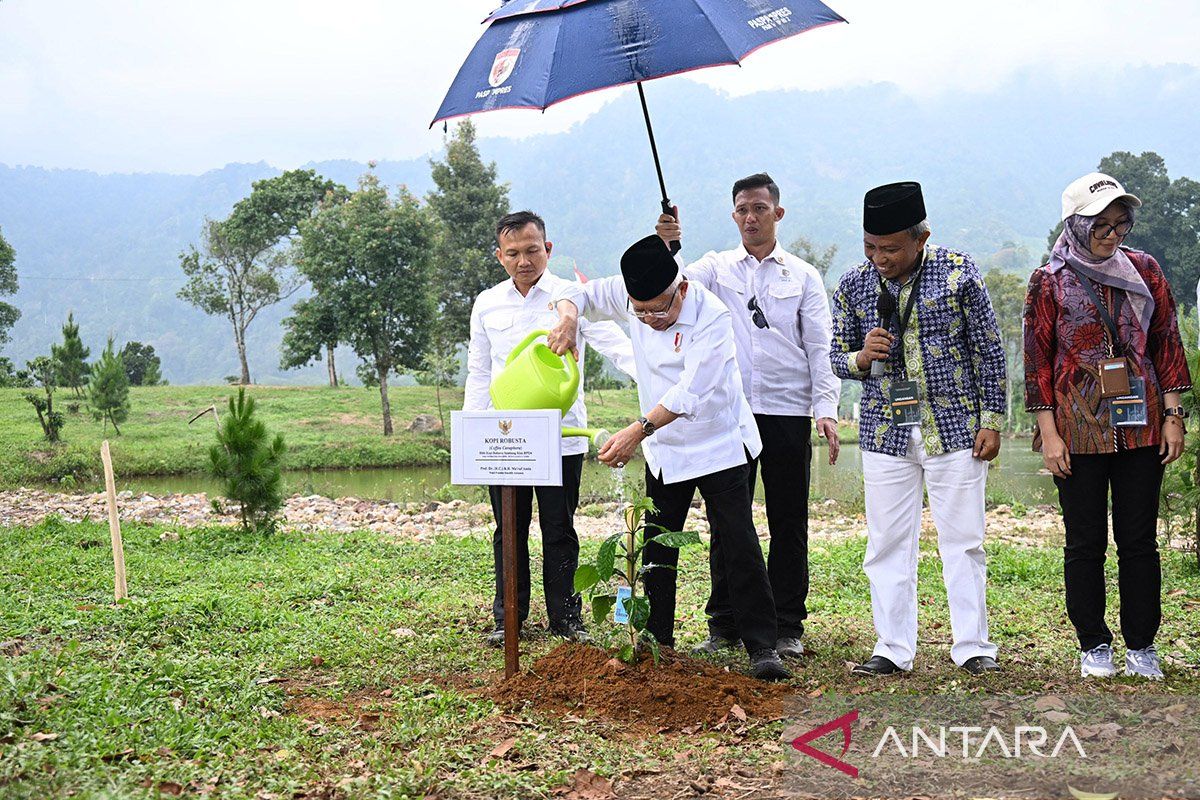 Wapres dukung ekosistem kopi berkelanjutan di Gunung Pakuan