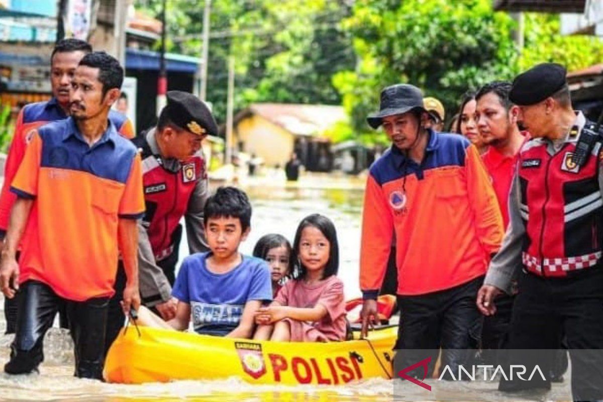 BNPB: 10.586 jiwa terdampak banjir di Kota Tebing Tinggi