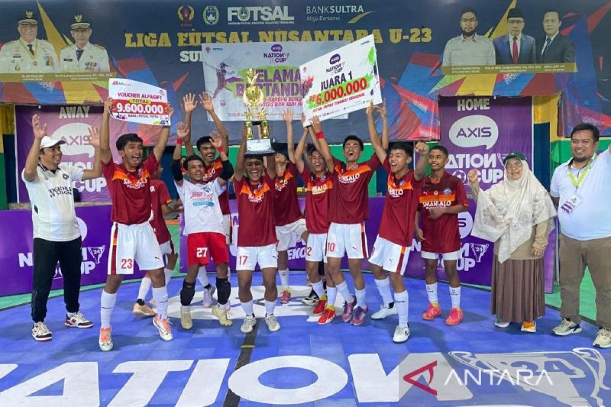 SMAN 1 Lohia raih juara I Turnamen Futsal ANC antar-sekolah se-Sultra