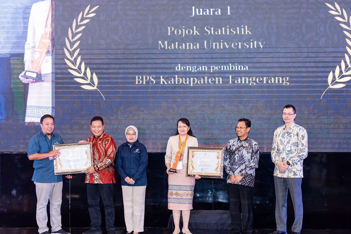 Matana University jadi juara Pojok Statistik terbaik di Indonesia