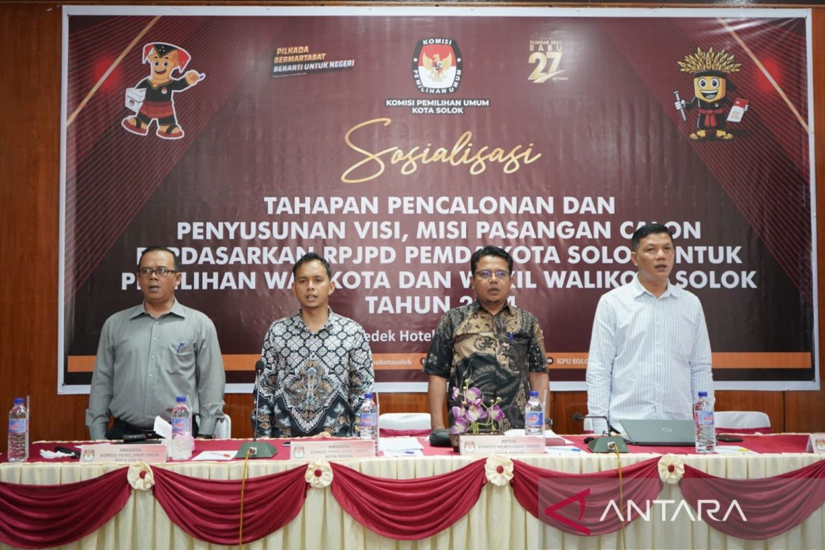 KPU Kota Solok maksimalkan sosialisasi tekan potensi pelanggaran