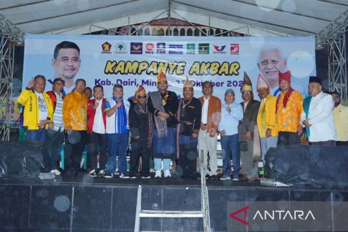 Tiga paslon Bupati Dairi siap menangkan Bobby Nasution 80 persen suara