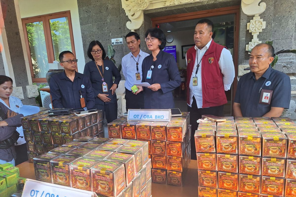 BBPOM Denpasar sita 1.117 bungkus obat tradisional berbahan kimia