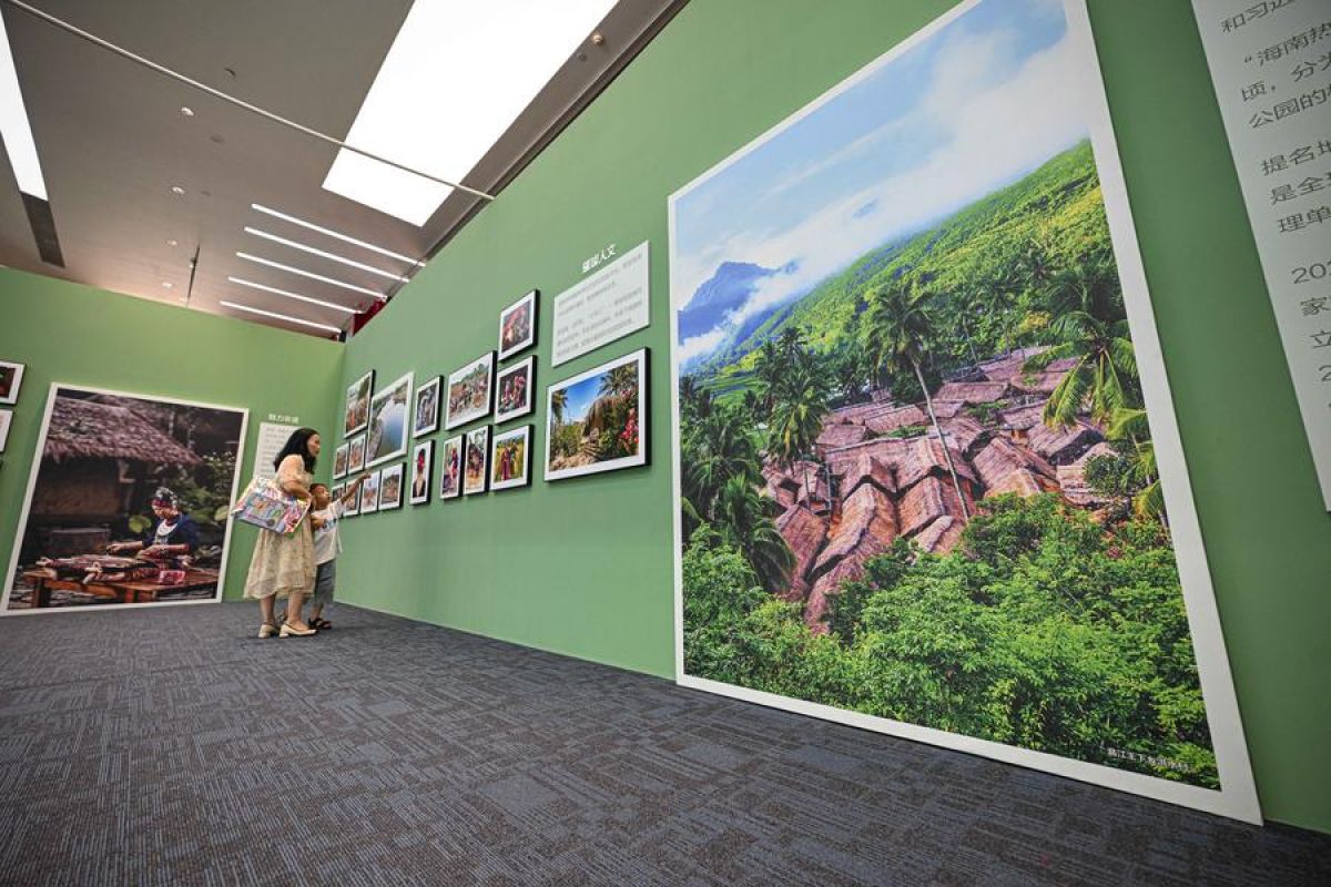 Pameran bertema keindahan hutan hujan di Hainan, China selatan