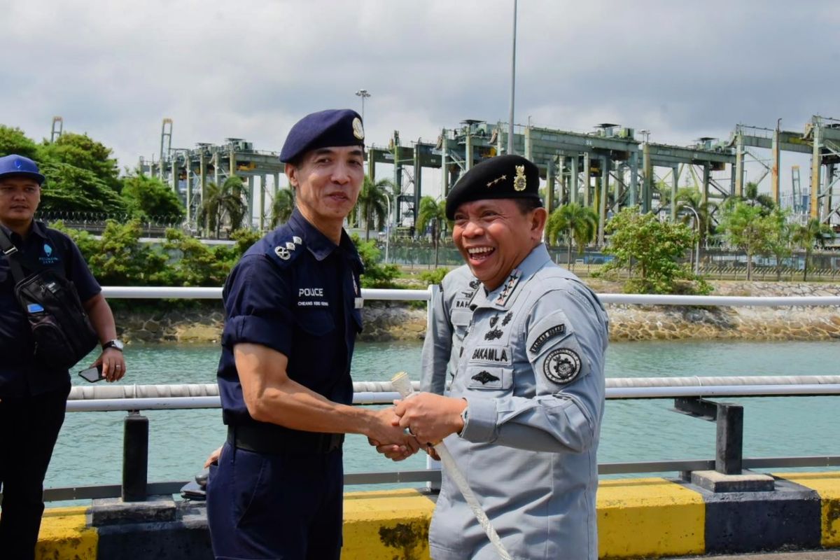 Bakamla-Singapore Coast Guard pererat sinergitas jaga keamanan laut