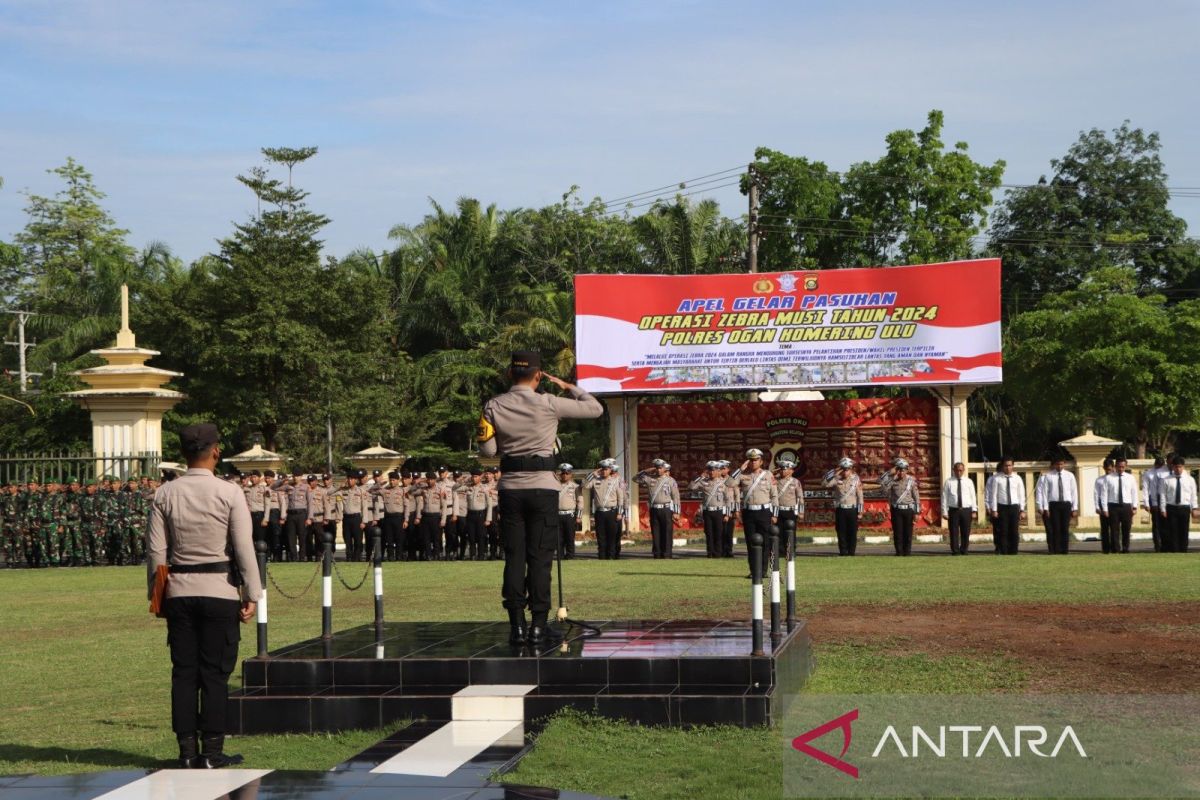 Polres OKU Sumsel  berlakukan tilang manual-elektronik pada Operasi Zebra 2024