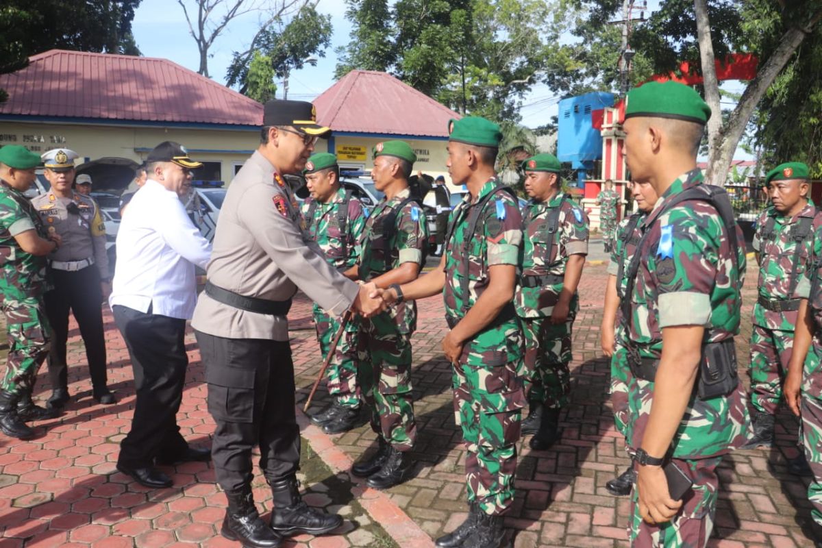 Kapolres Langkat pimpin gelar pasukan operasi zebra toba