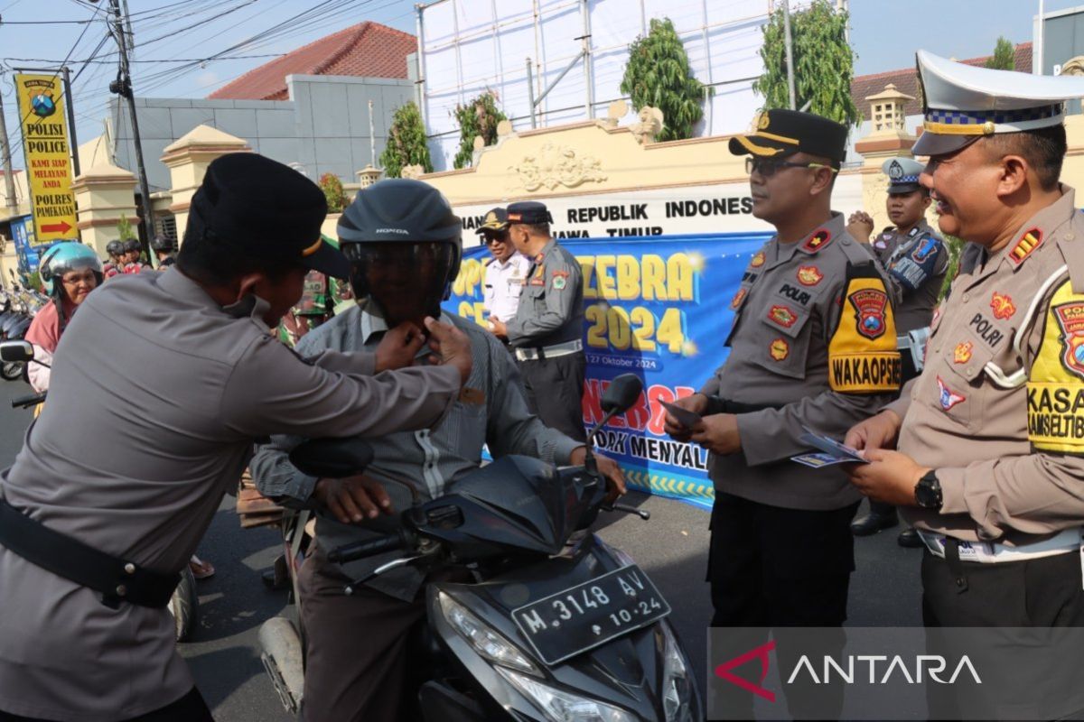 Polres Pamekasan gelar Operasi Zebra dengan pendekatan humanis