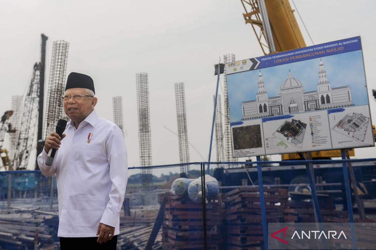 Wapres resmikan pembangunan Universitas Syeikh Nawawi Banten