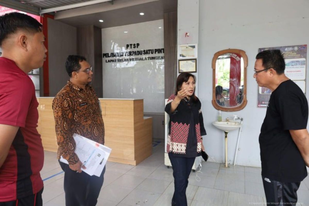 Kadivmin Tinjau Kesiapan Lapas Kelas IIB Kuala Tungkal dalam Pembangunan Zona Integritas Menuju WBK