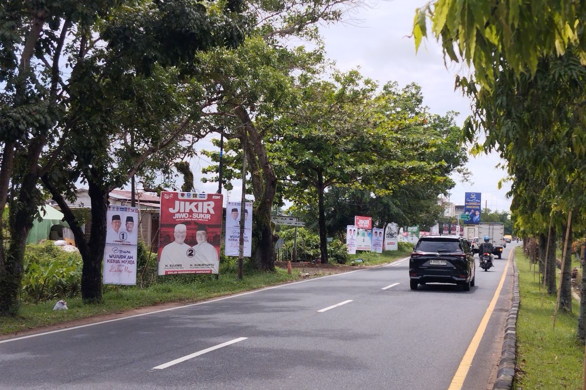 Walhi Kalbar soroti pemasangan peraga kampanye di pohon