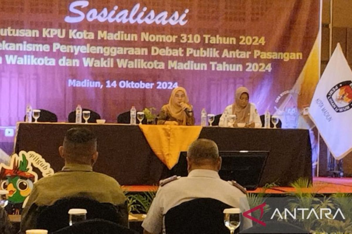 KPU Kota Madiun siapkan lima panelis pada debat publik perdana