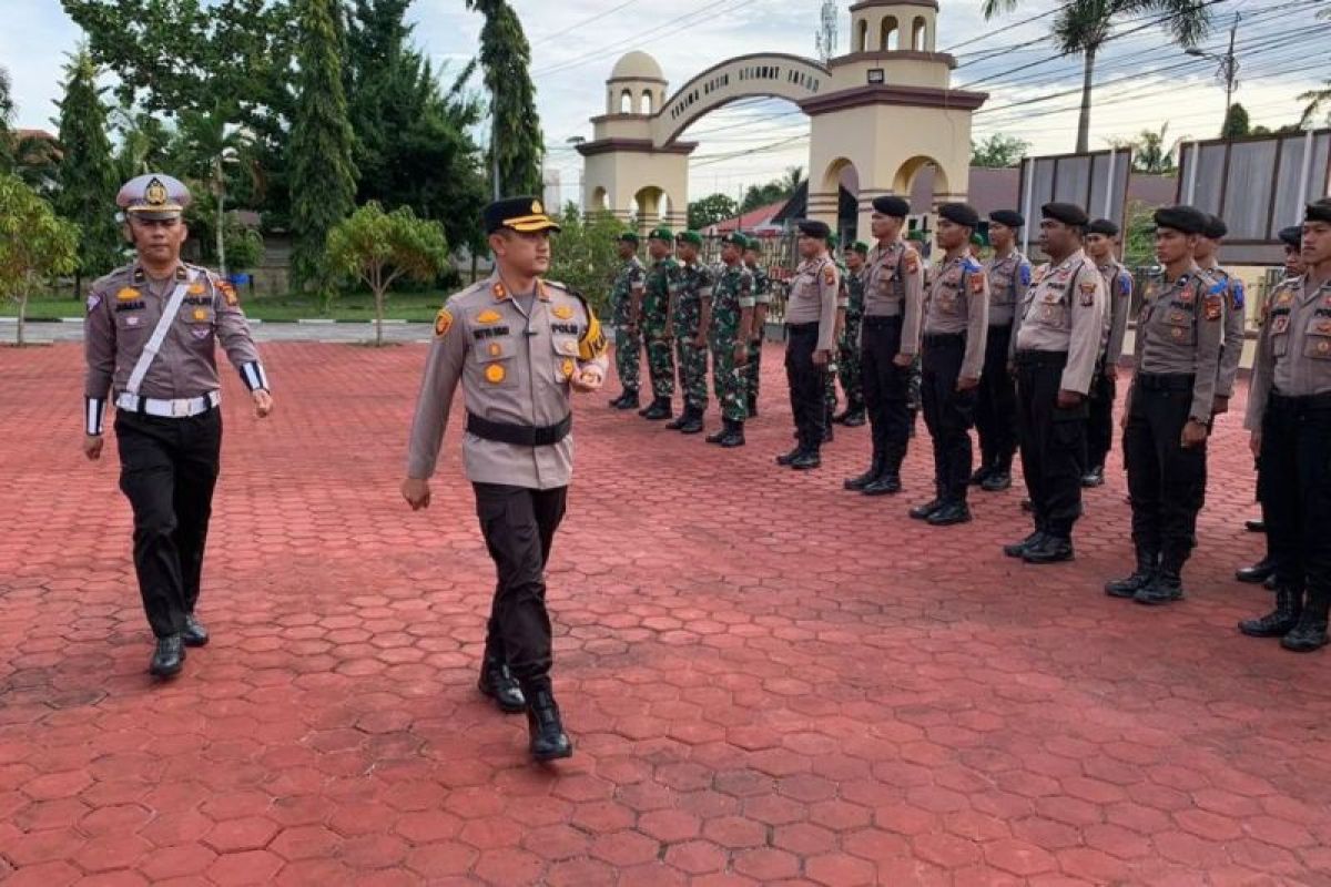 Kapolres Bengkalis pimpin apel Operasi Zebra Lancang Kuning 2024