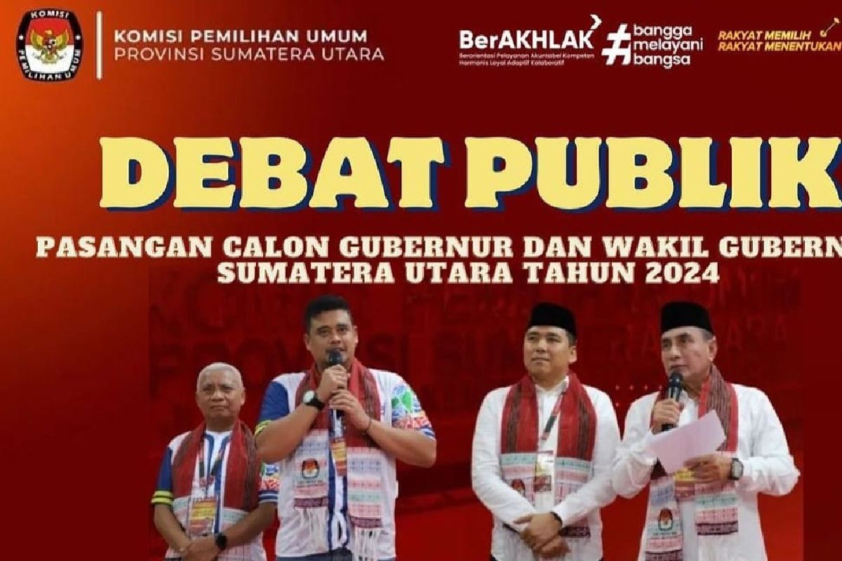 KPU Sumut bentuk tim perumus debat paslon  Pilkada 2024