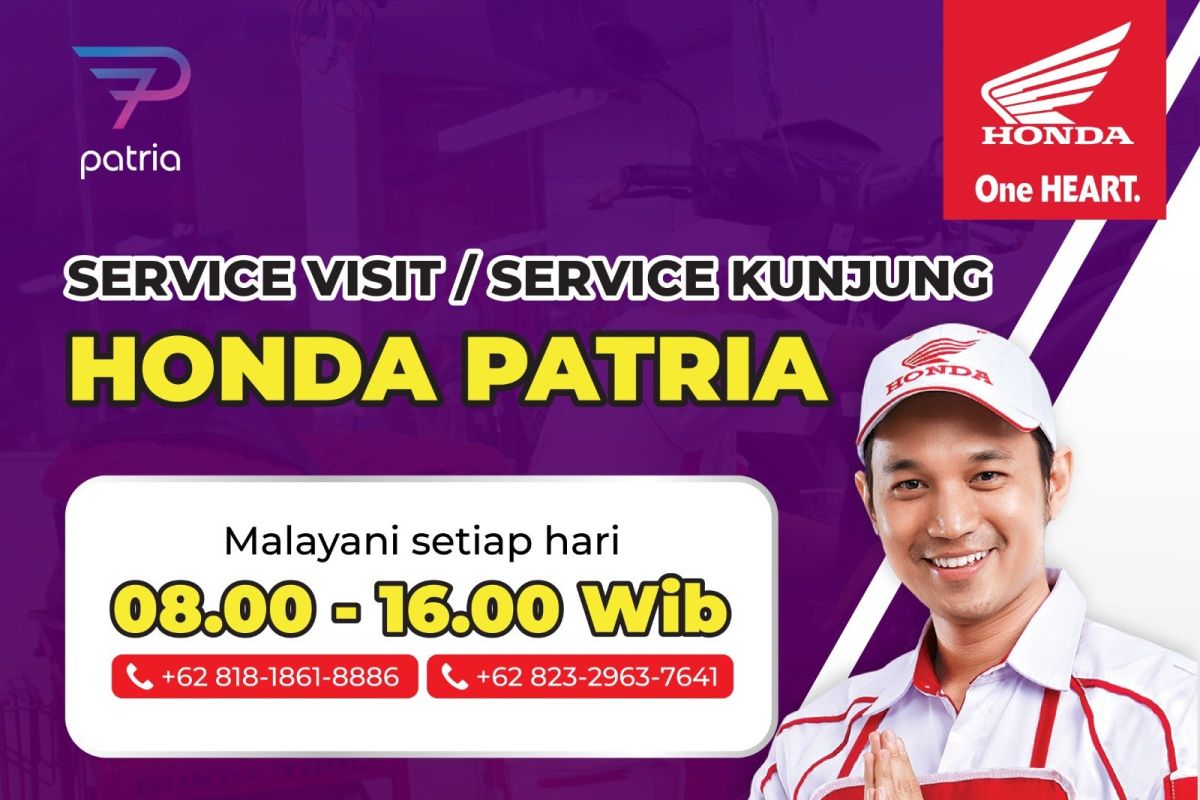 Honda Babel cabang Patria Anugrah Sentosa beri inovasi layanan service visit setiap hari