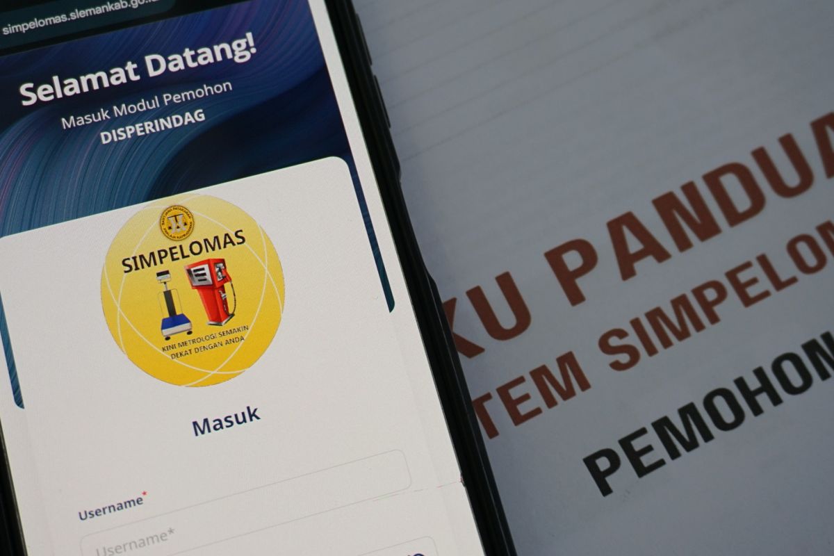 Disperindag Sleman luncurkan aplikasi "Simpelomas" mudahan layanan kemetrologian