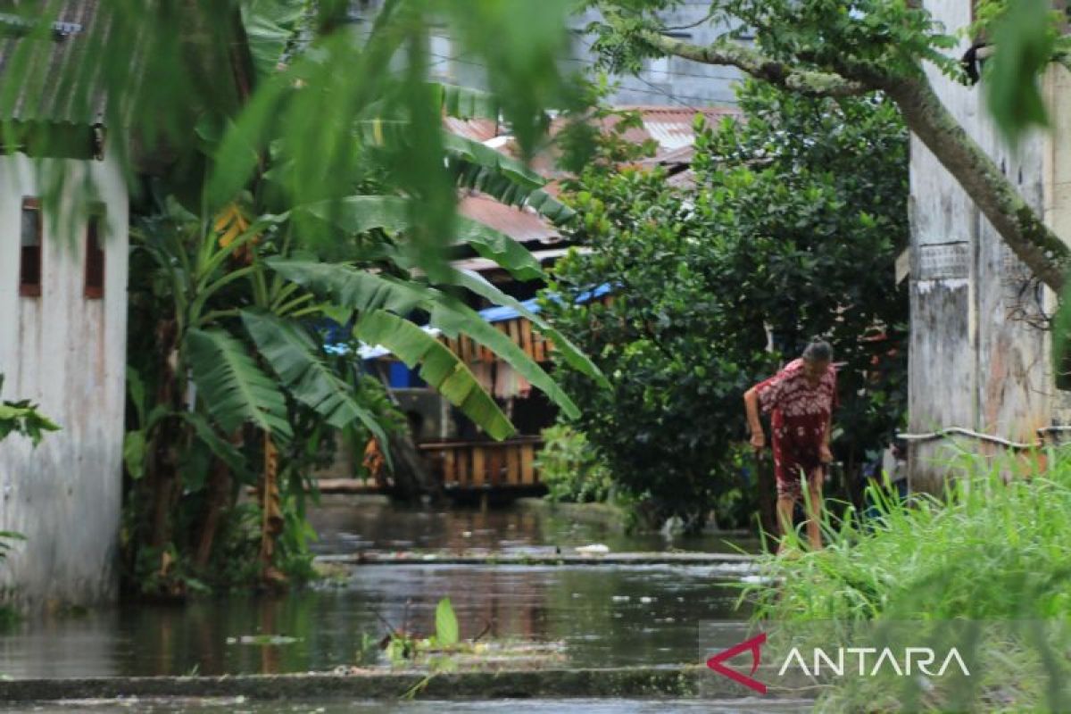 Banjir Kampung Amau Belitung dipengaruhi pasang air laut