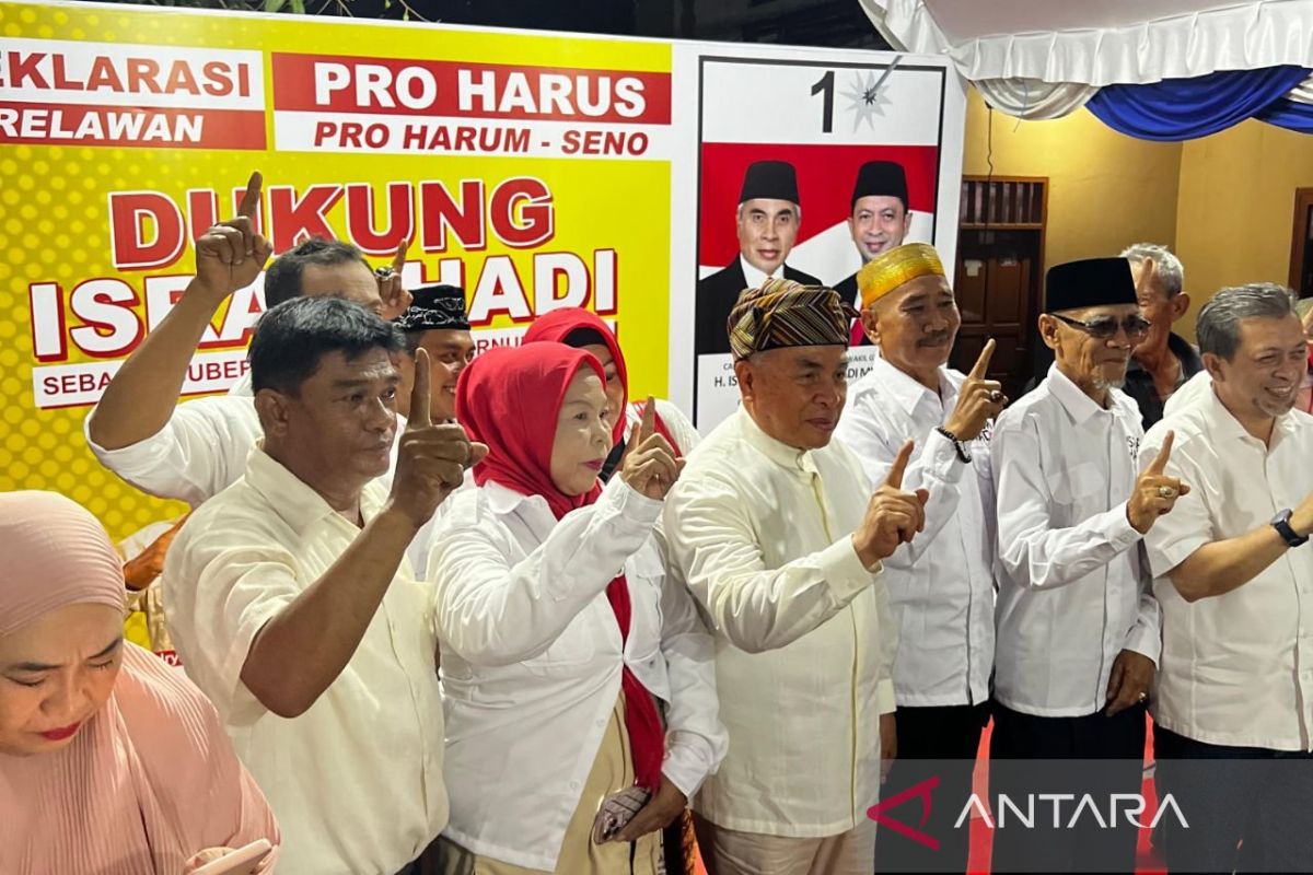 Sejumlah mantan relawan Rudy-Seno alihkan dukungan ke Isran-Hadi