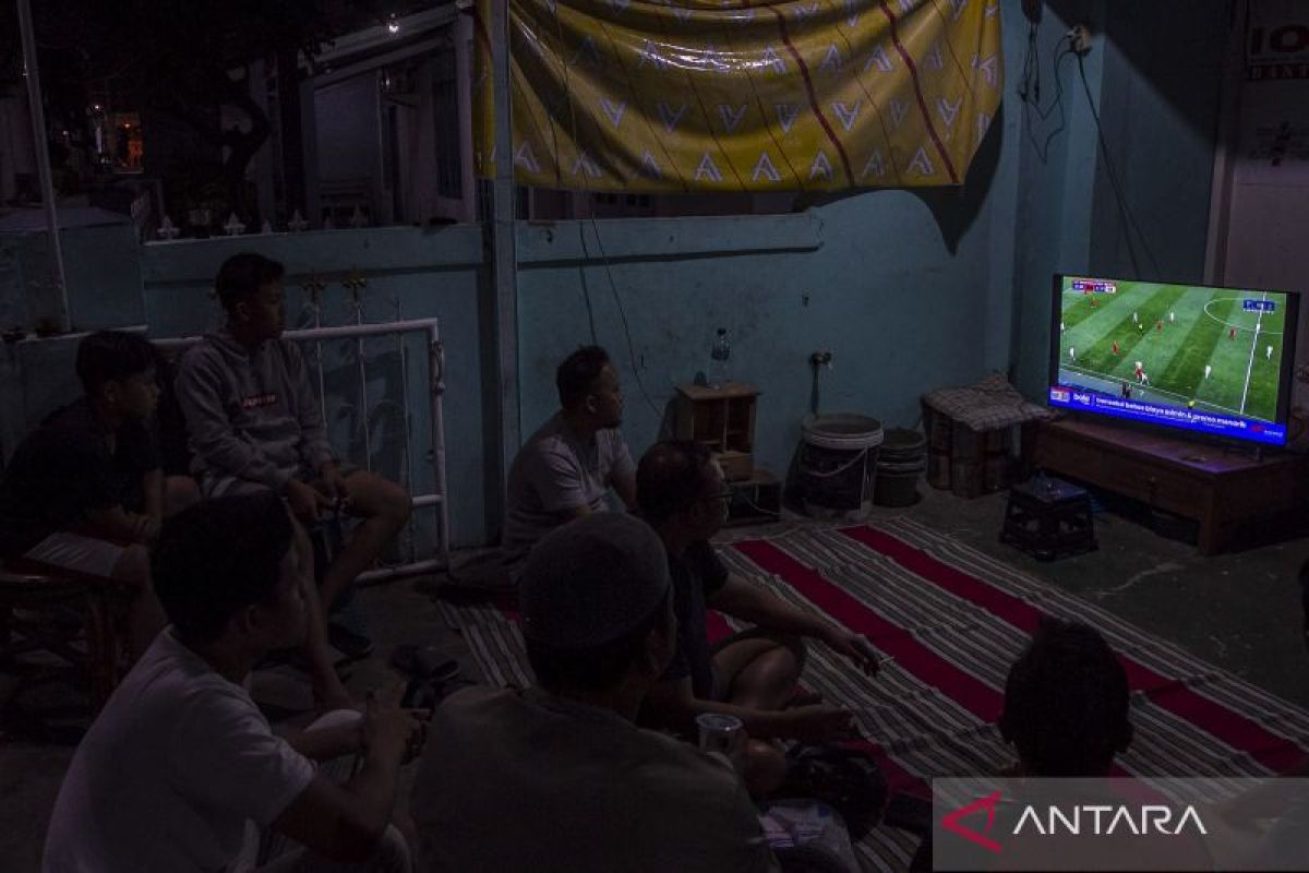 Nobar Timnas Indonesia lawan China di Kota Serang