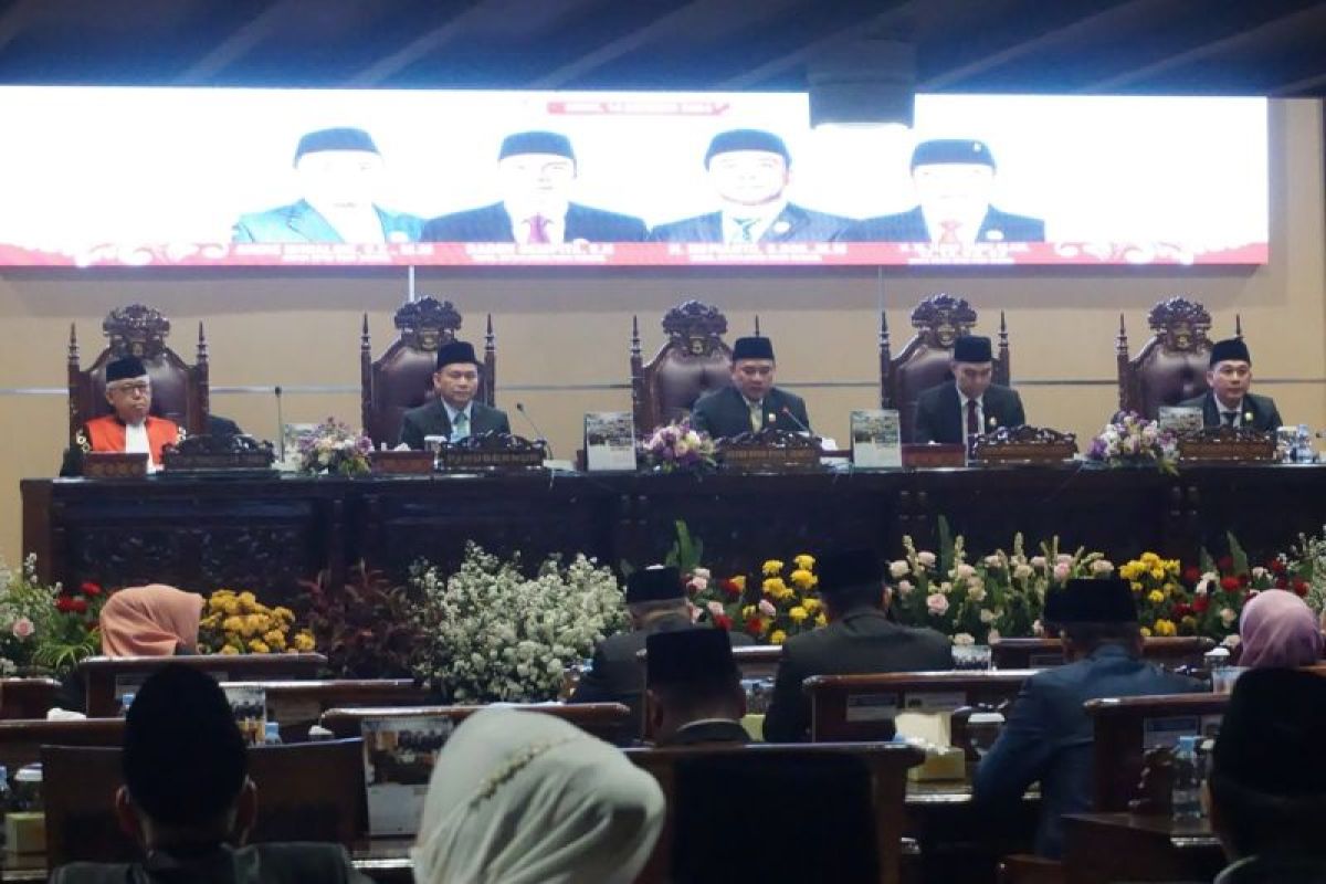 Pengucapan sumpah janji pimpinan DPRD Provinsi Sumsel 2024-2029, Pj Gubernur sebut perkuat sinergi