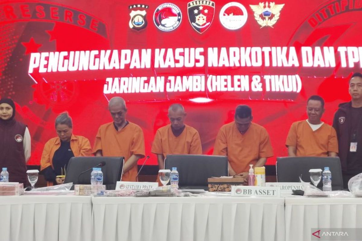 Polri tangkap tiga bersaudara yang jadi bandar besar narkoba Jambi