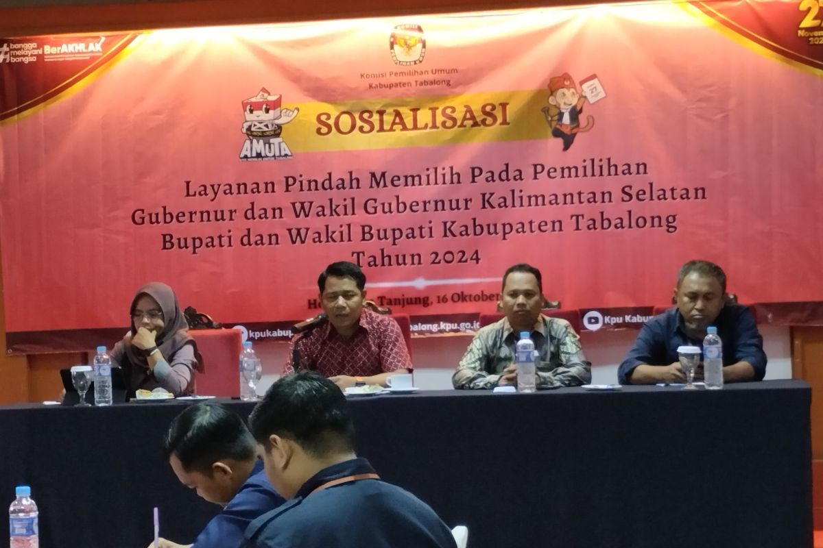 KPU Tabalong sosialiasikan layanan pindah memilih