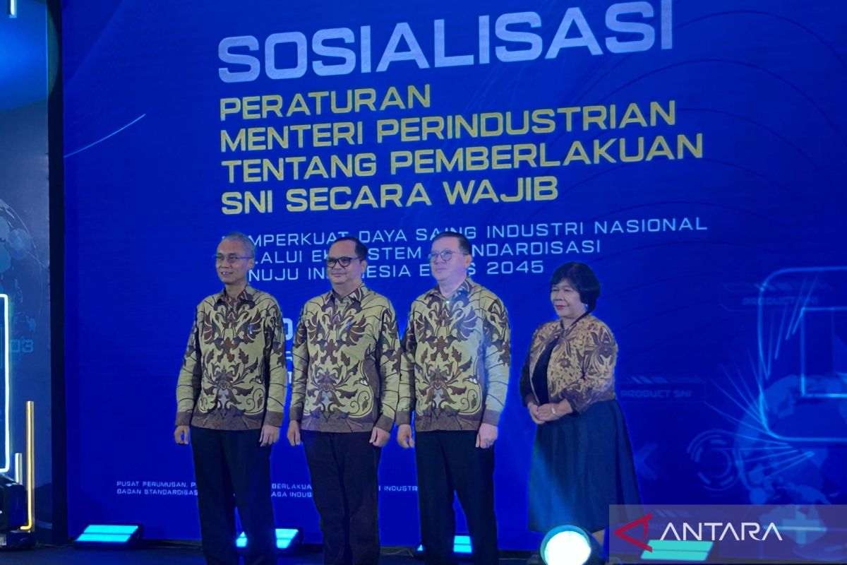 Kemenperin dorong industri manufaktur terapkan SNI