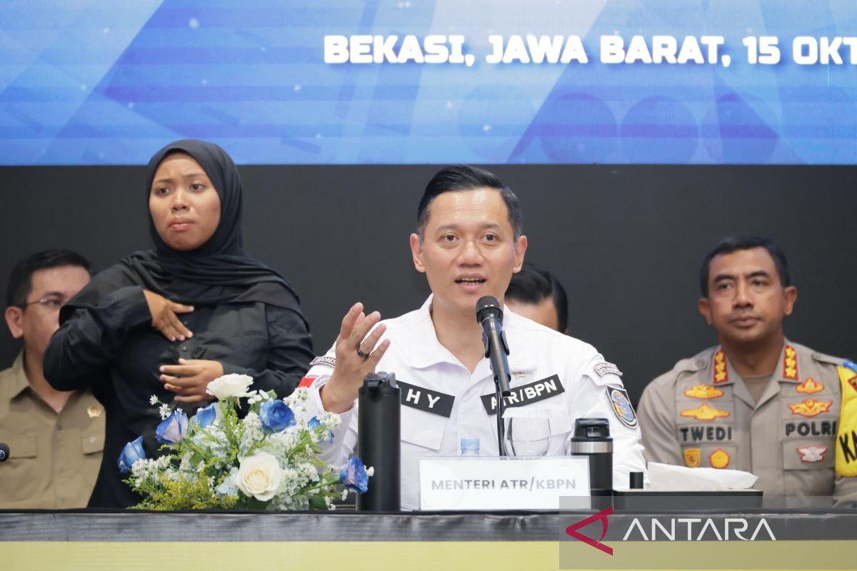 AHY berharap  Kementerian ATR/BPN lanjutkan kerja keras di pertanahan